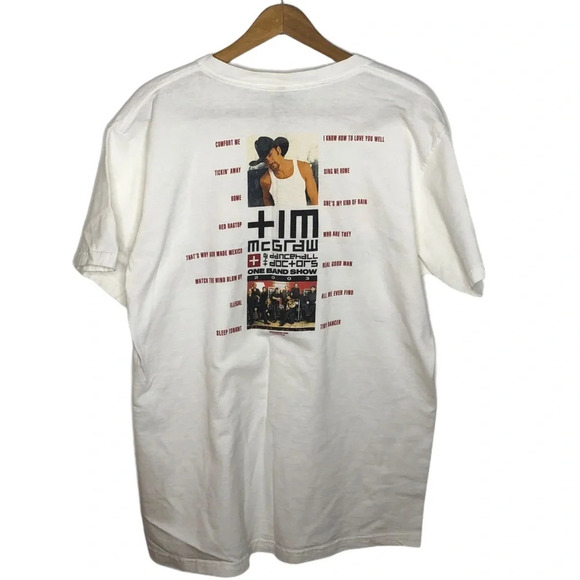 Vintage Y2K TIM MCGRAW 2003 Concert Tour Country graphic t Shirt - Picture 5 of 10